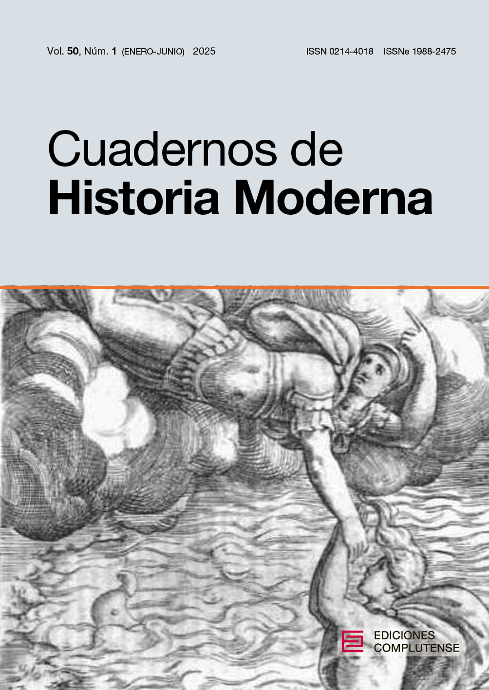Cubierta Cuadernos de Historia Moderna 50(1) 2025