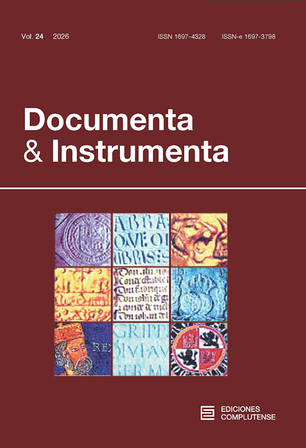 Cubierta Documenta & Instrumenta 24 (2026)