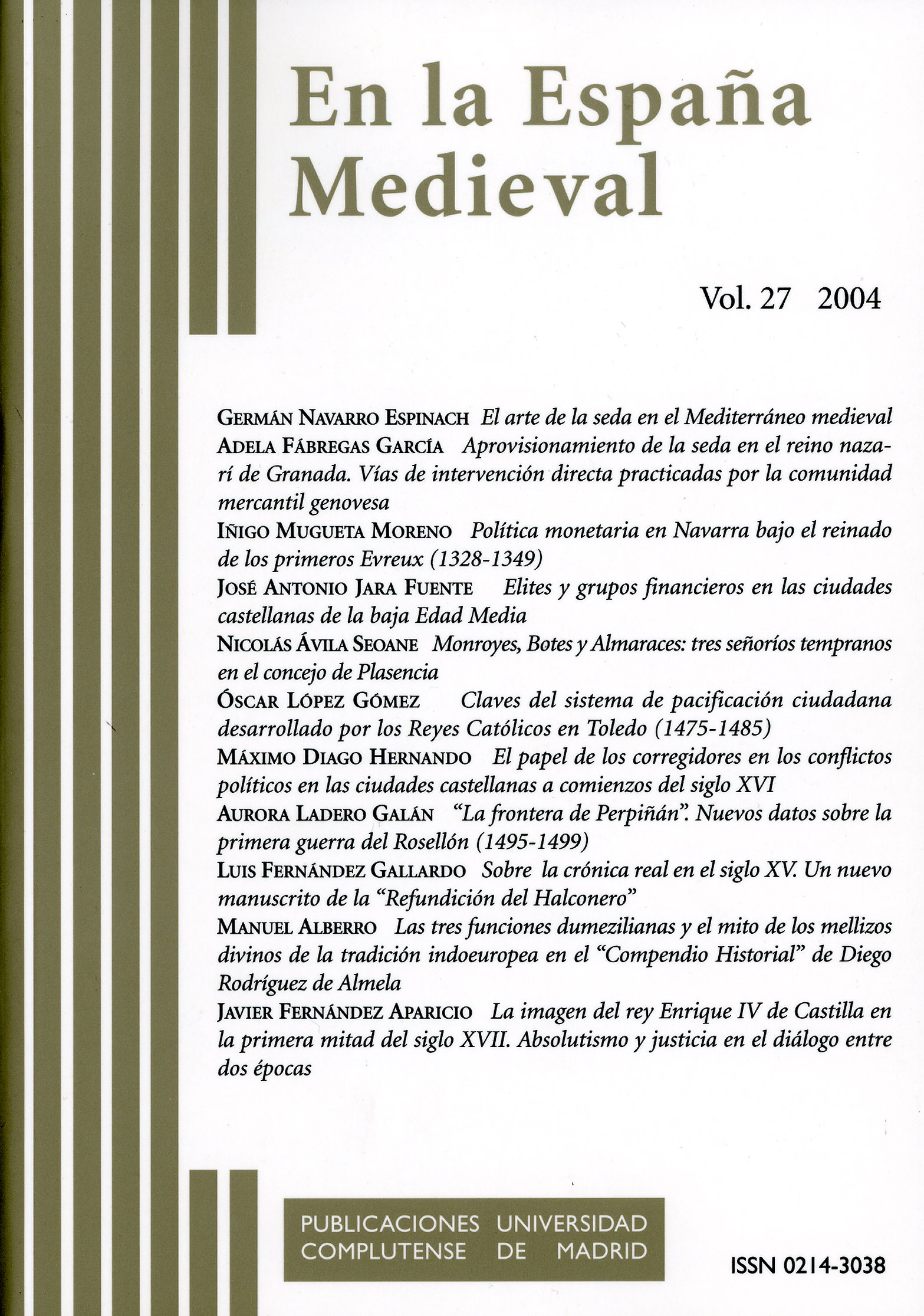 					View Vol. 27 (2004)
				