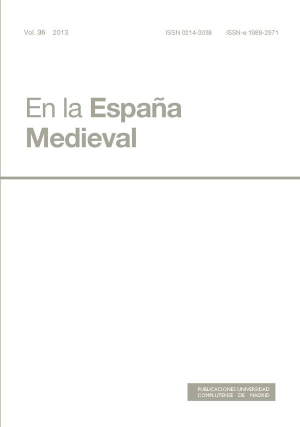 Cubierta En la España Medieval vol 36 (2013)