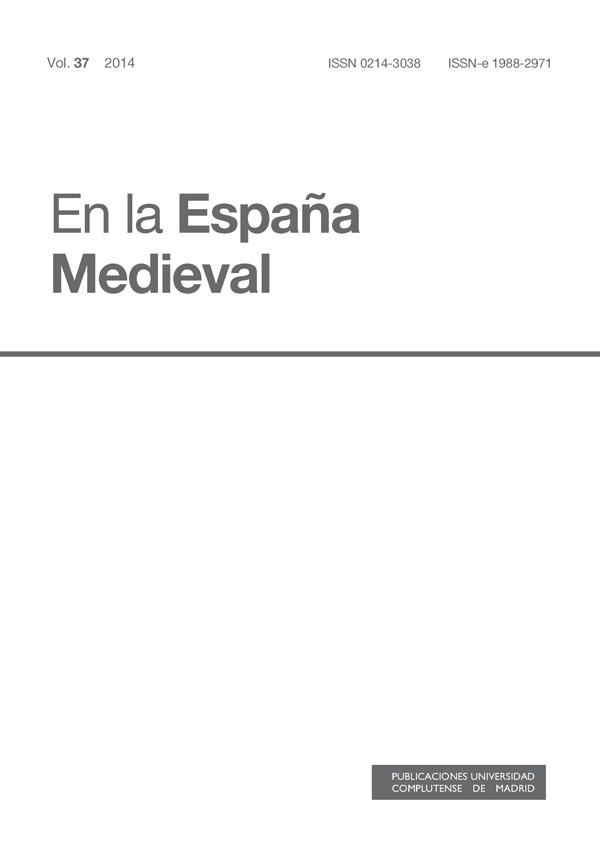 Cubierta En la España Medieval vol 37 (2014)