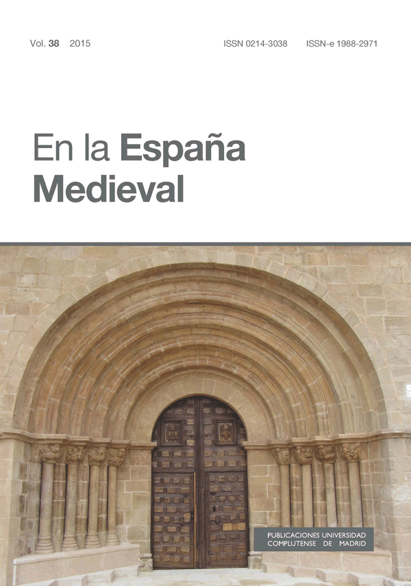 Cubierta En la España Medieval vol 38 (2015)