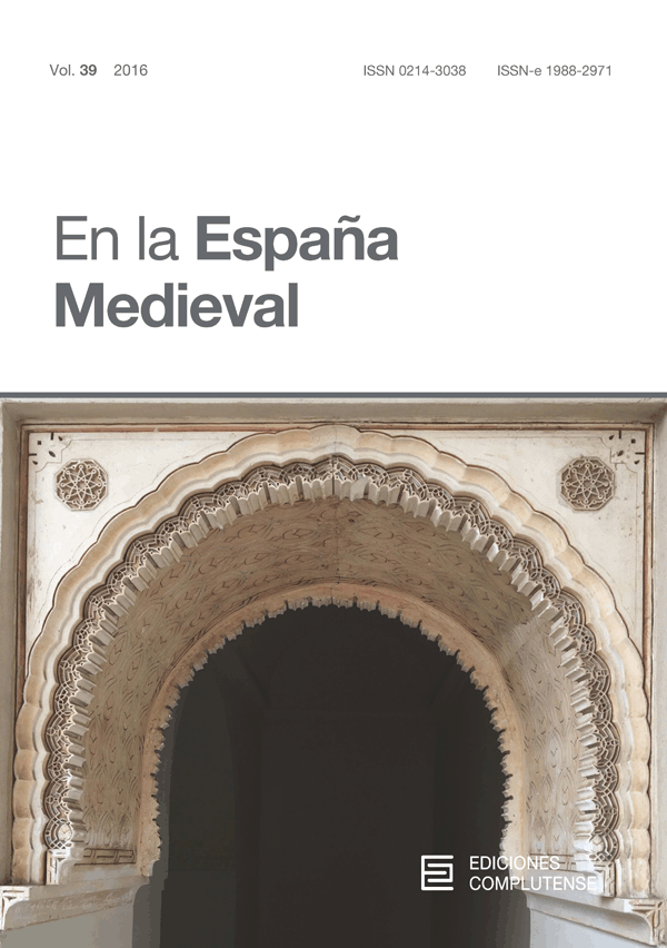 Cubierta En la España Medieval vol 39 (2016)