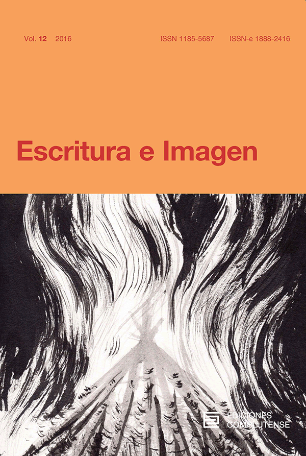 Cubierta Escritura e Imagen vol 13 (2017)