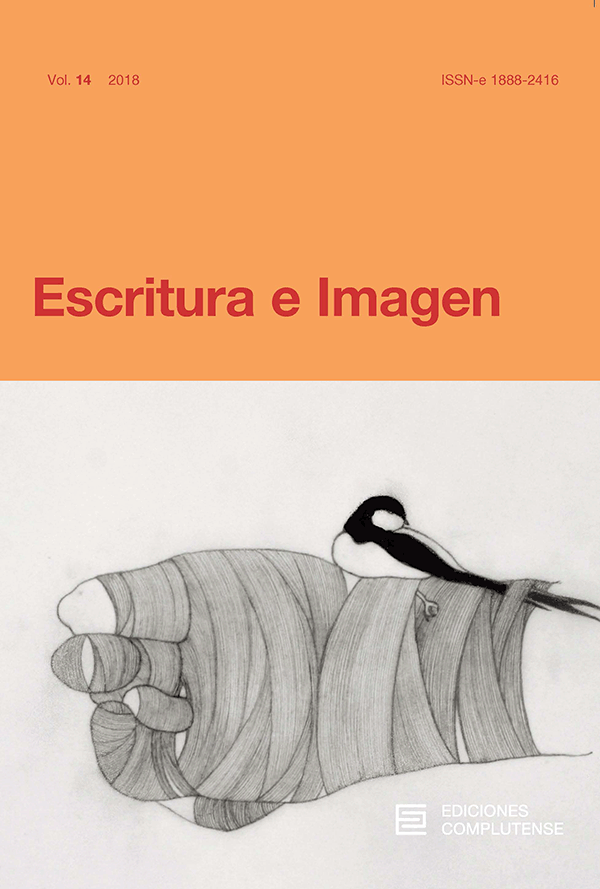 Cubierta Escritura e Imagen vol 14 (2018)