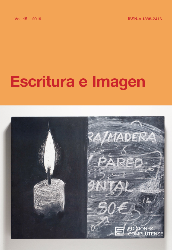 Cubierta de Escritura e Imagen Vol. 15 (2019)
