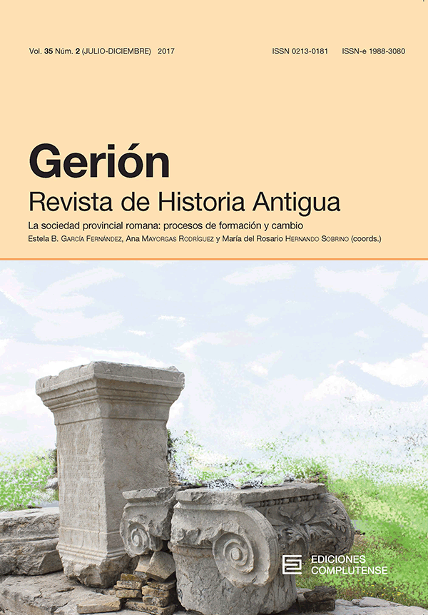 Cubierta Gerión vol 35, nº2 (2017)