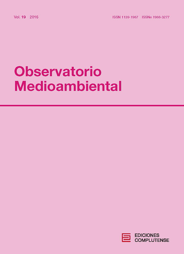 Cubierta Observatorio Medioambiental Vol. 19