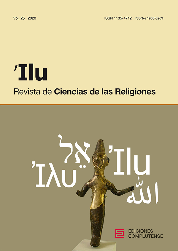 Cubierta Ilu. Revista de Ciencias de las Religiones vol 25 (2020)