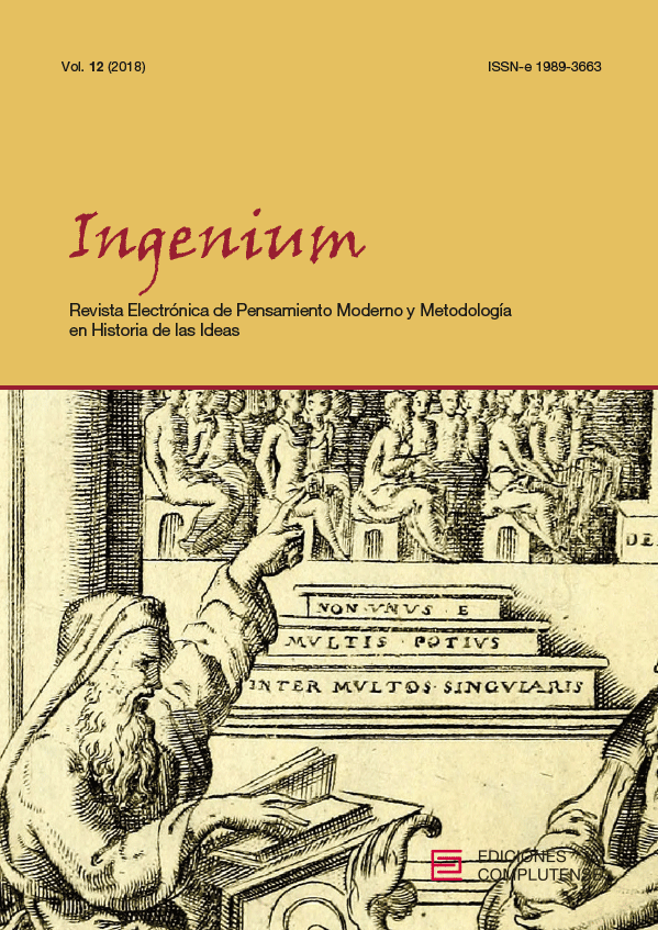 Cubierta Ingenium Vol. 12 (2018)