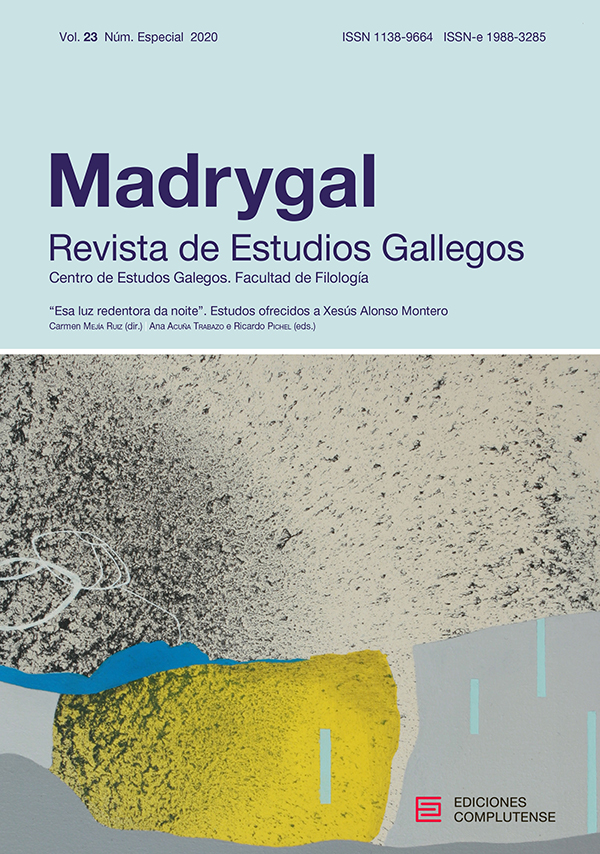 Cubierta Madrygal 23, número especial (2020)