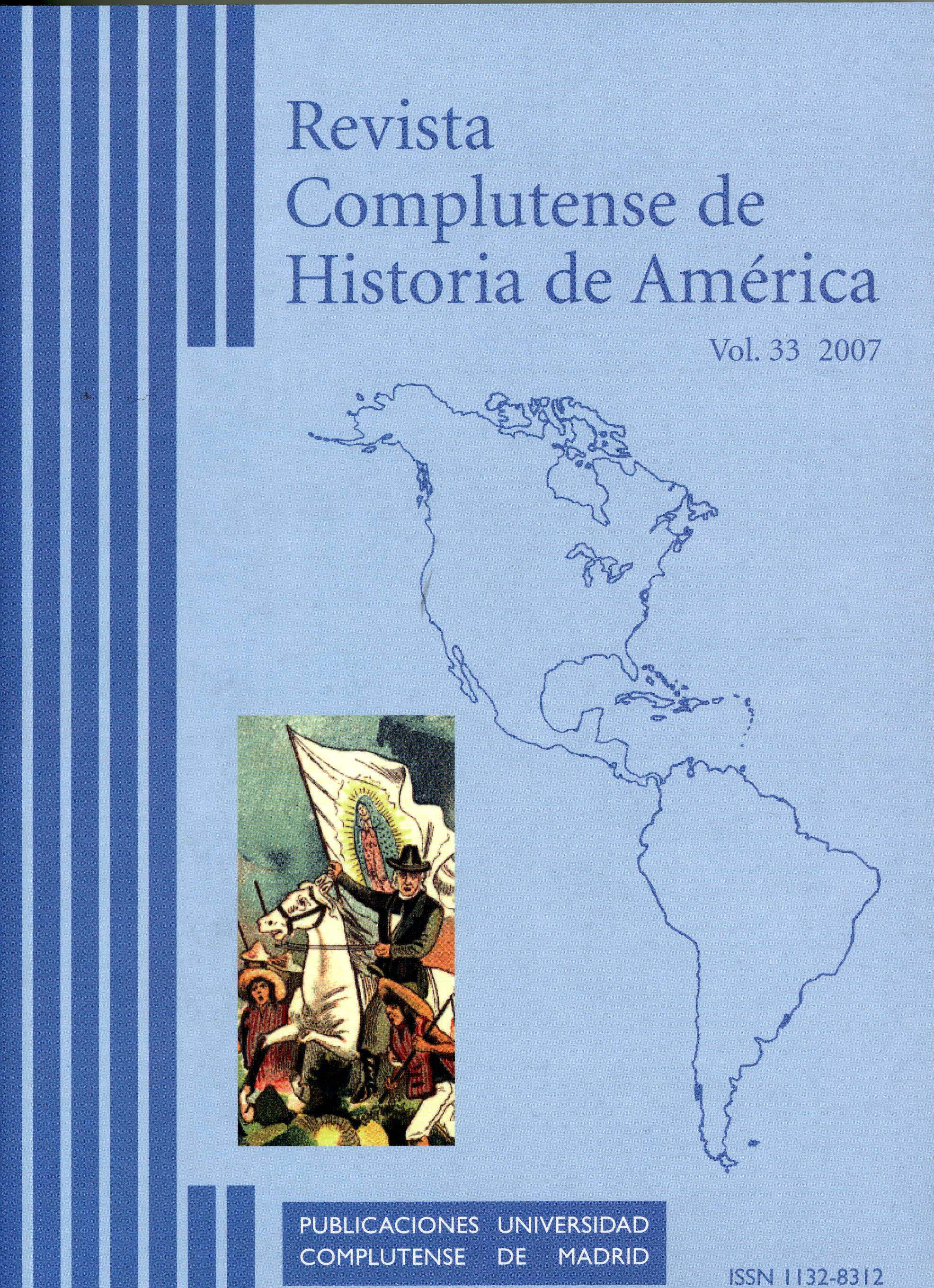 					Ver Vol. 33 (2007): Dosier: De Nueva España a la república federal mexicana 1808-1835. Las dos independencias
				