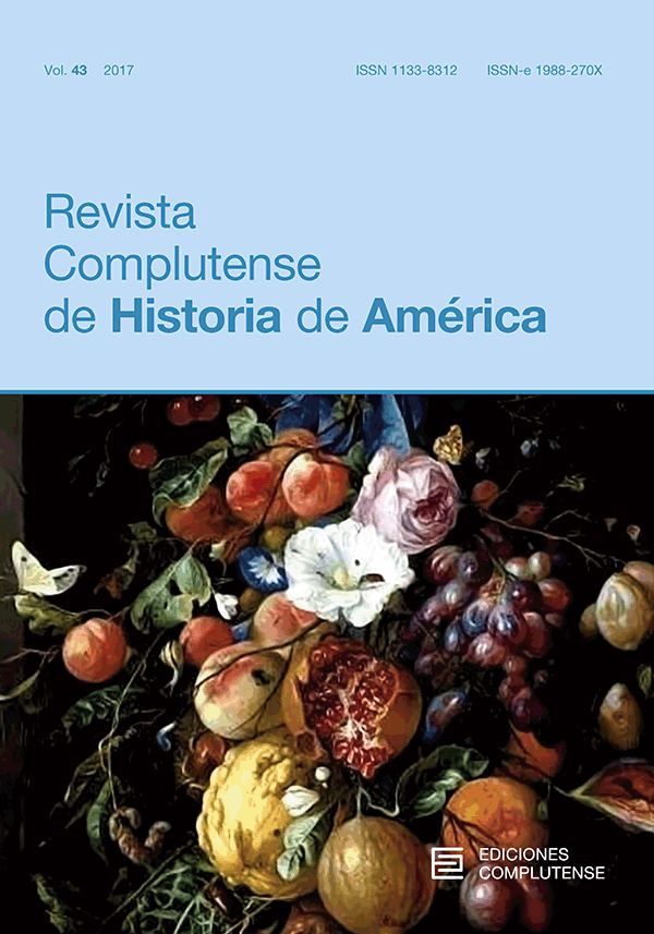 Cubierta Revista Complutense de Historia de América vol 43 (2017)