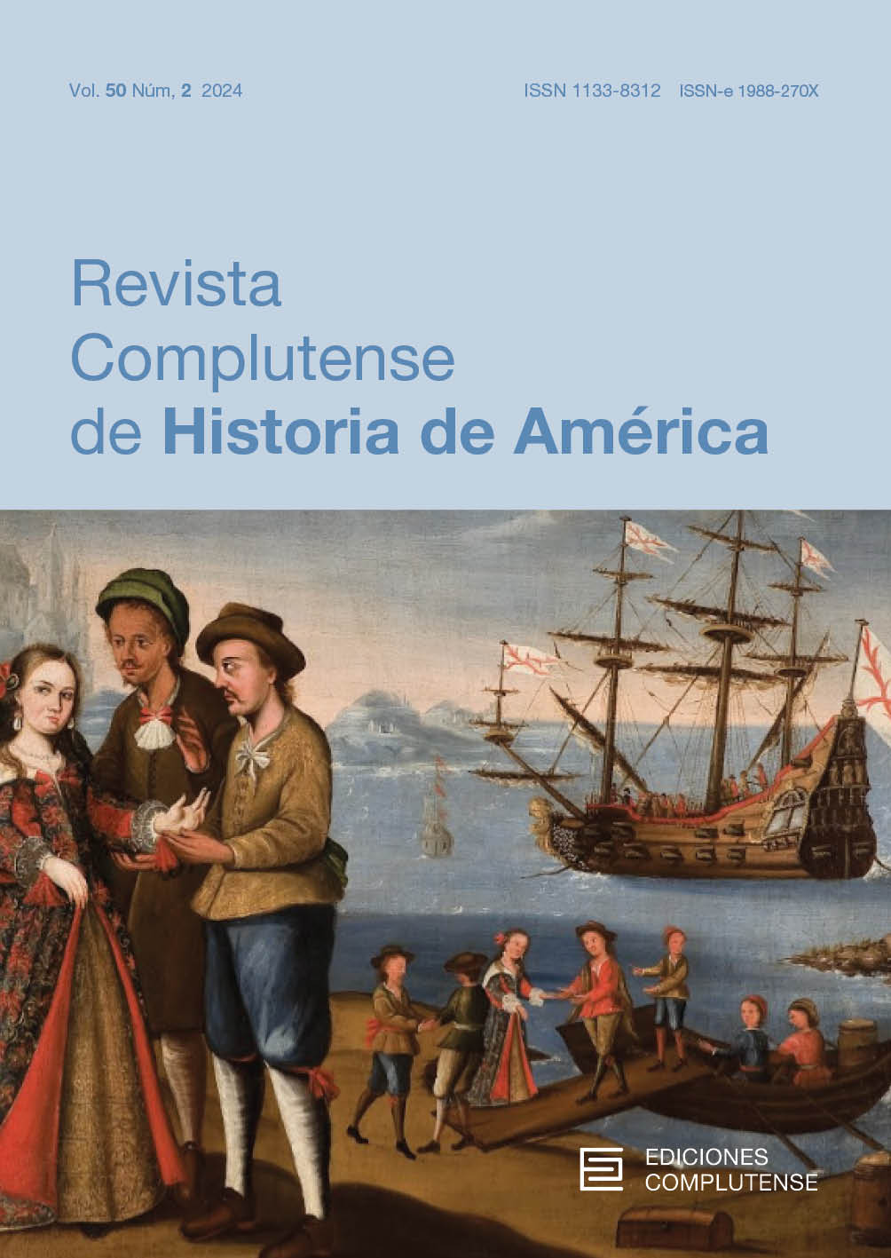 Cubierta revista Complutense de Historia de América 50(2) 2024