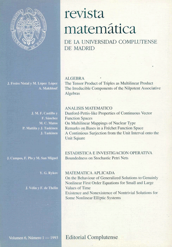 Cubierta vol 6-1 (1993)