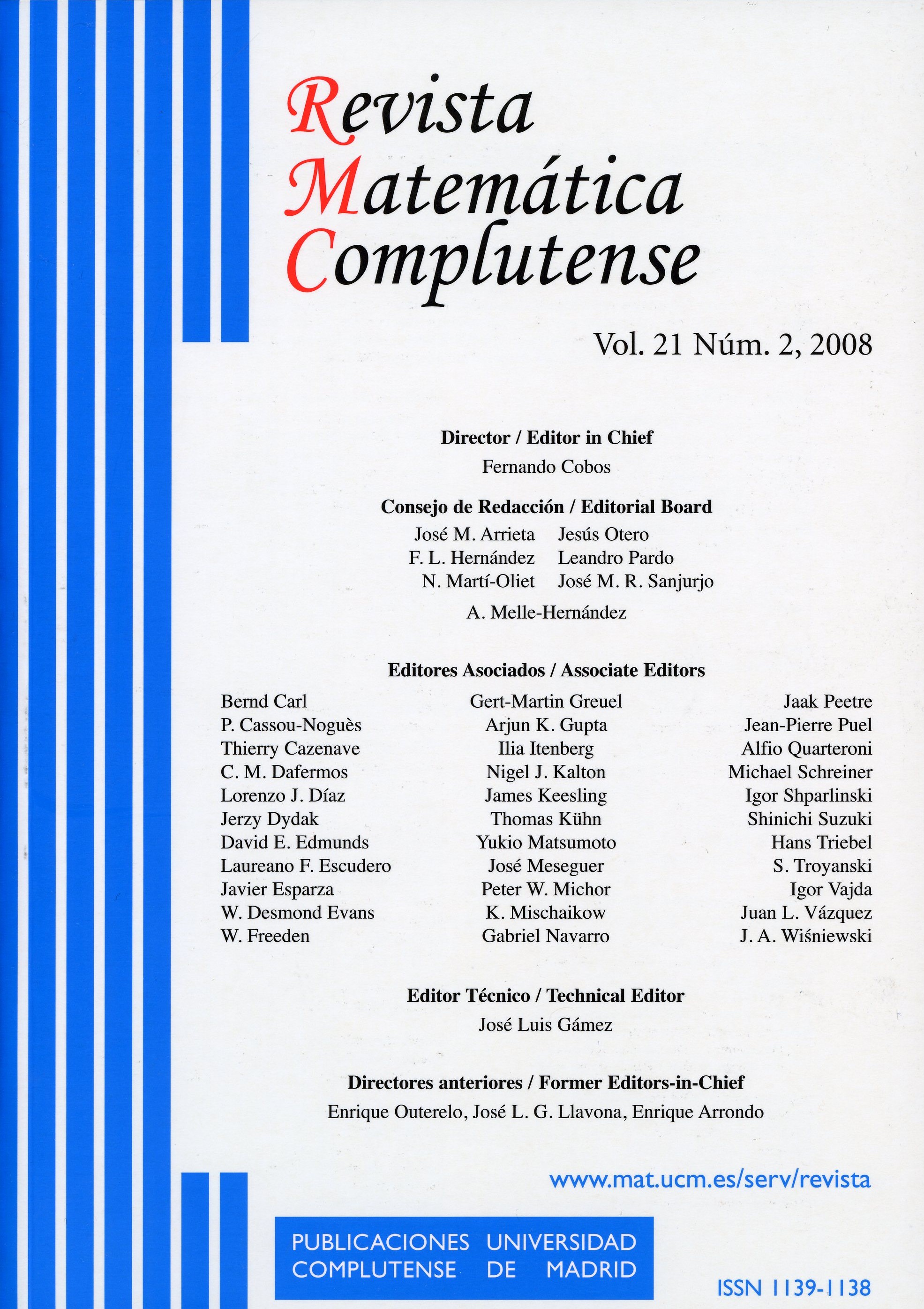 					View Vol. 21 No. 2 (2008)
				