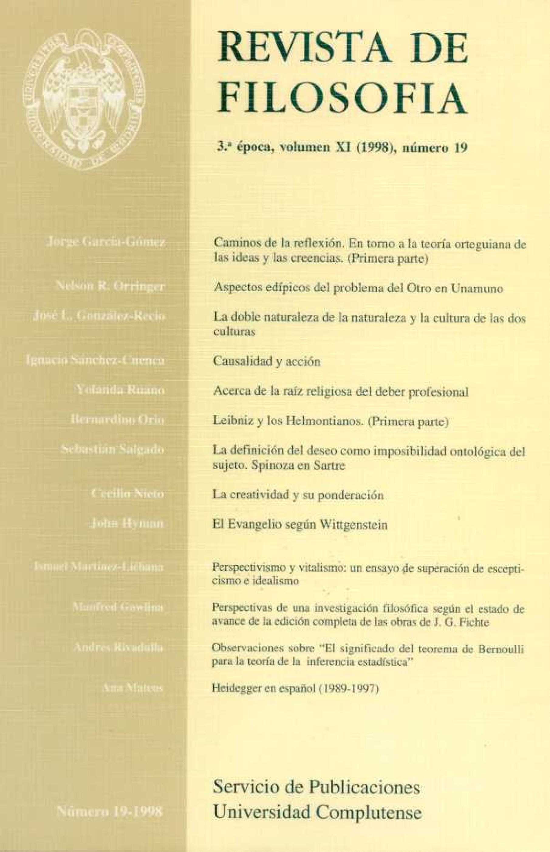 					Ver Vol. 19 (1998)
				