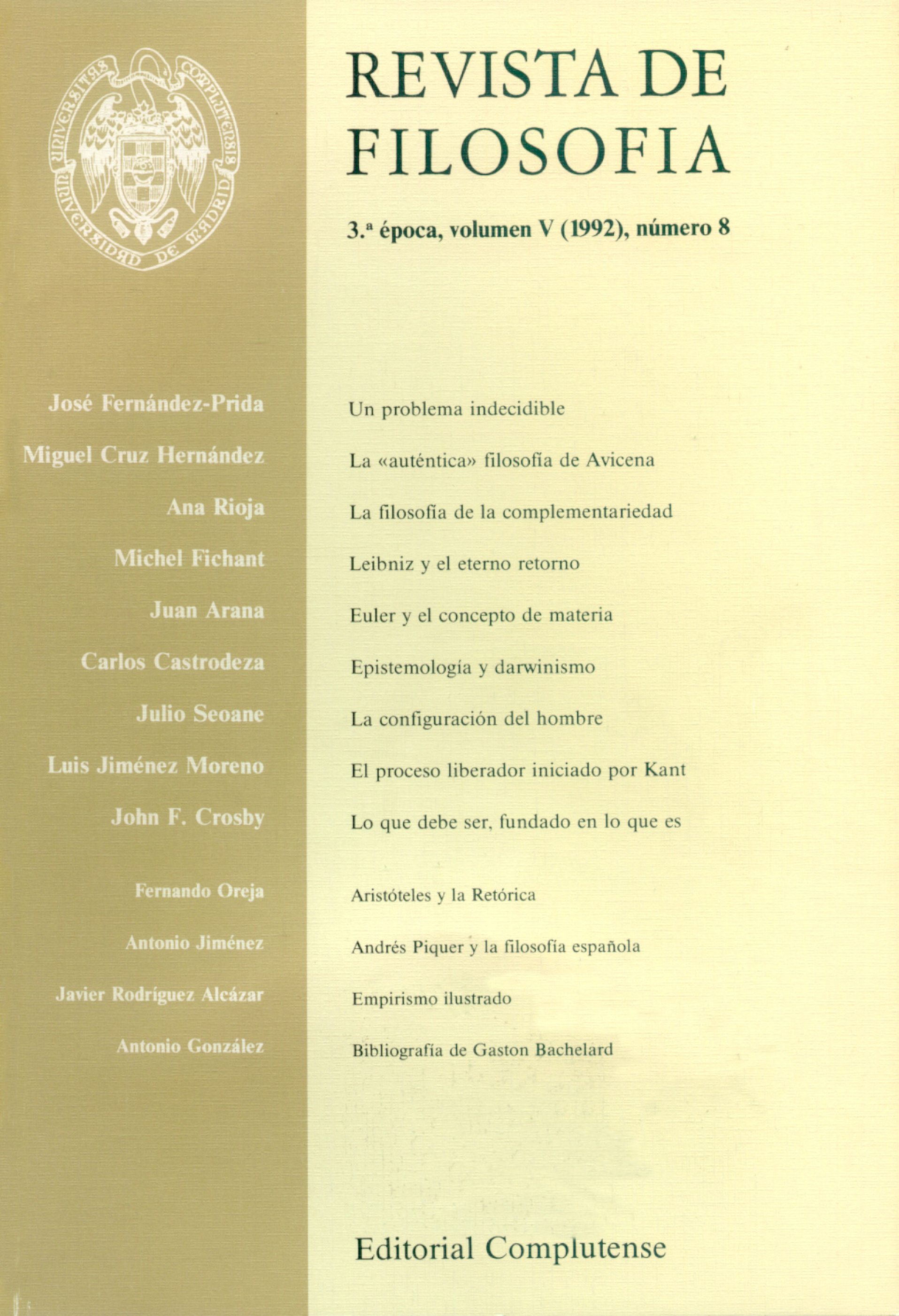 					Ver Vol. 8 (1992)
				