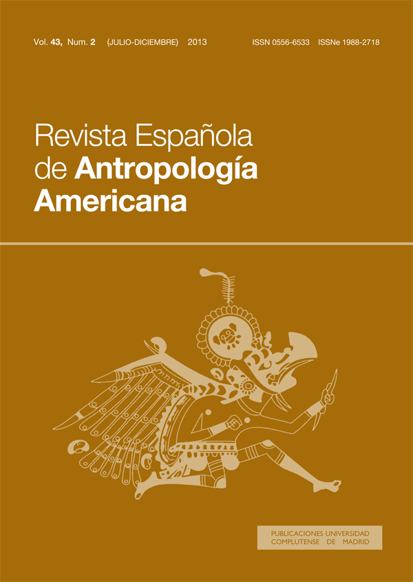Cubierta de Revista Española de Antropología Americana Vol 43, No 2 (2013): Dossier: Tecnología y cultura en los Andes