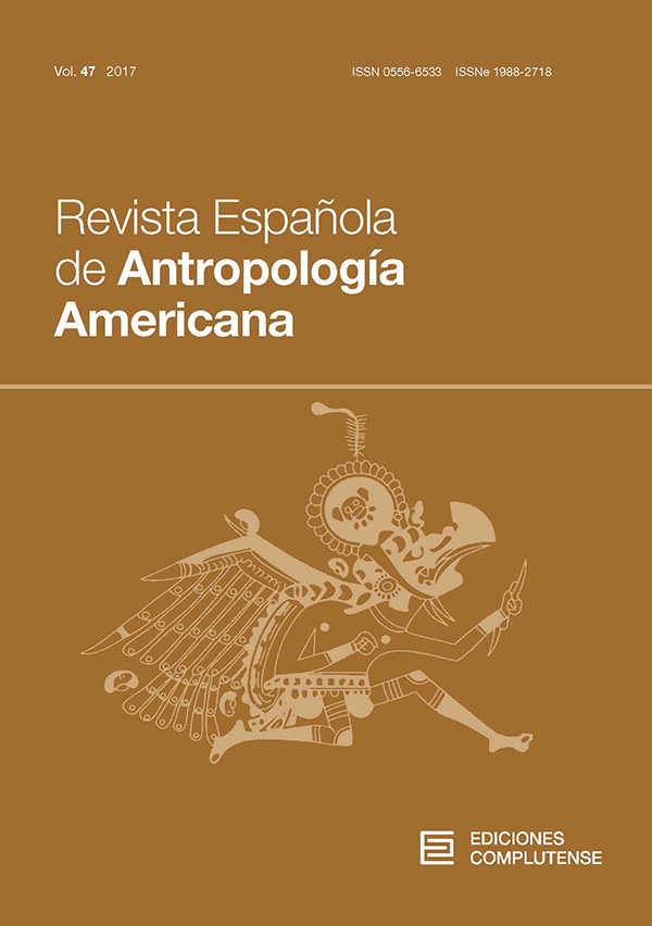 Cubierta Revista Española de Antropología Americana vol 47 (2017)