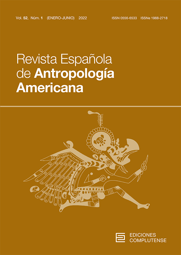 Cubierta Revista Española de Antropología Americana vol 52(1) 2022