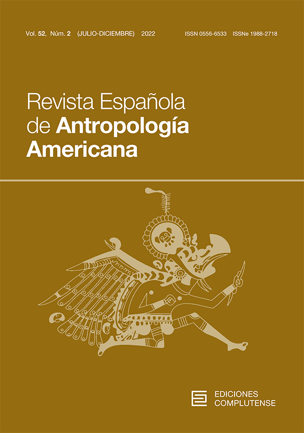 Cubierta Revista Española de Antropología Americana vol 52(2) 2022