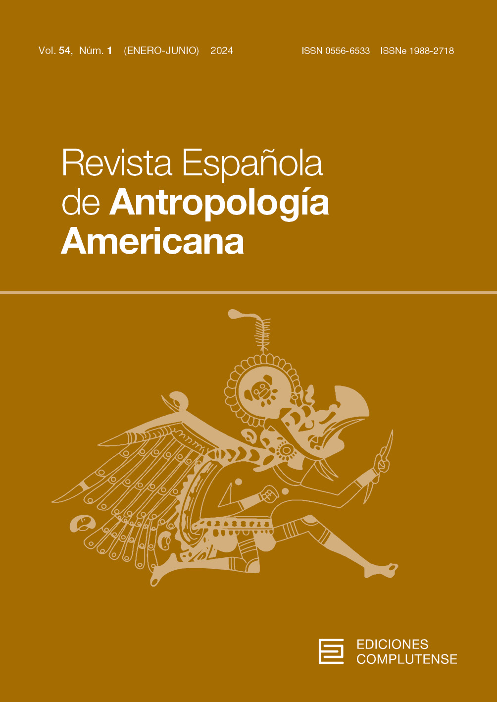 Cubierta Revista Española de Antropología Americana Vol. 54 (1)