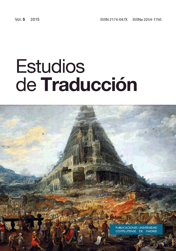 Cubierta Estudios de Traducción vol 5 (2015)
