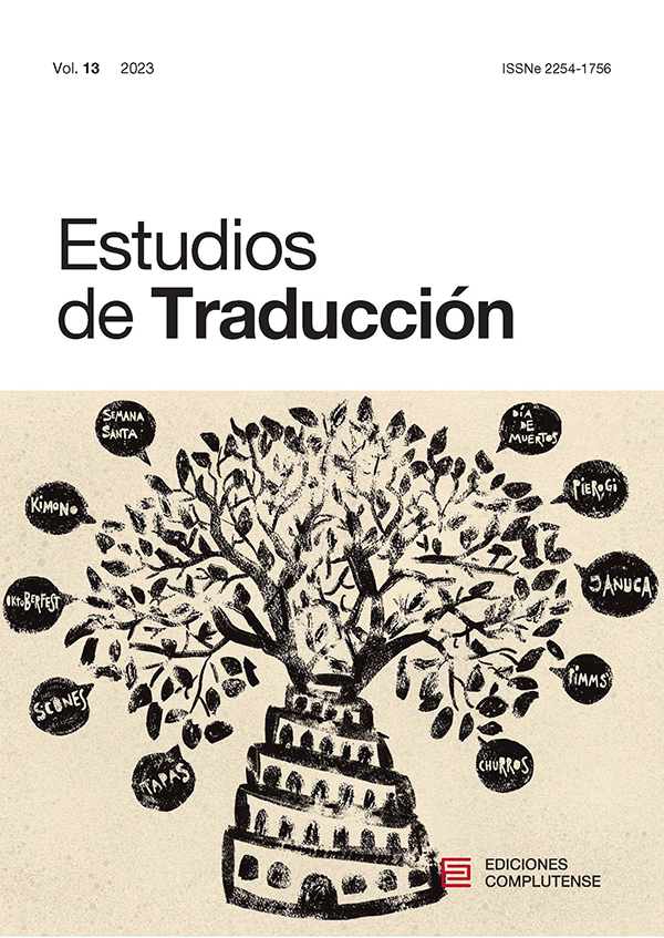 Cubierta Estudios de Traducción 13 (2023)