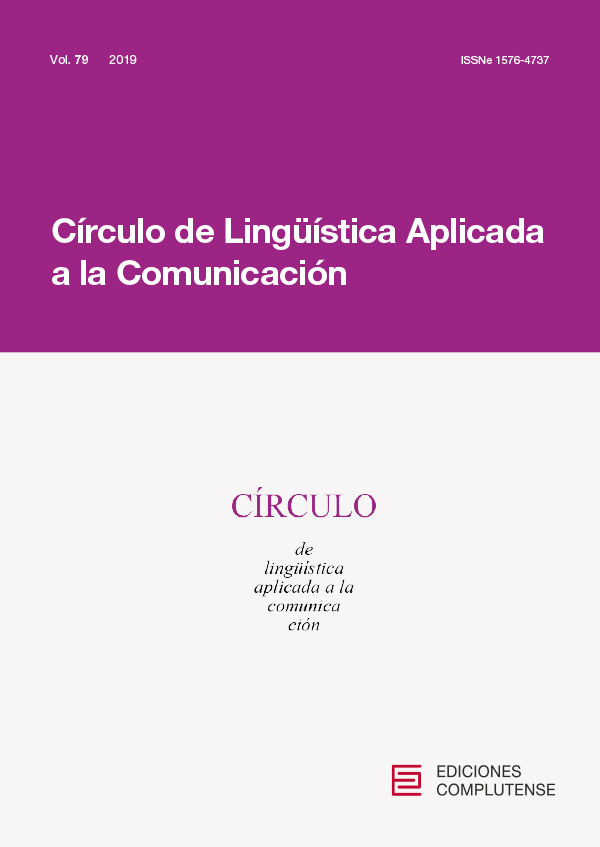 Círculo de Lingüística Aplicada a la Comunicación  Vol. 79 (2019)