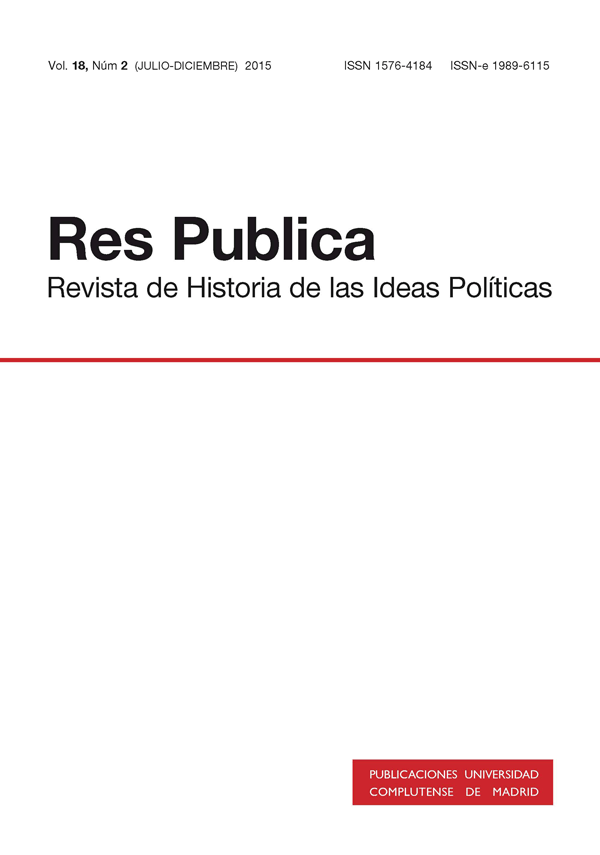 Cubierta Res Publica vol 18, nº2 (2015=