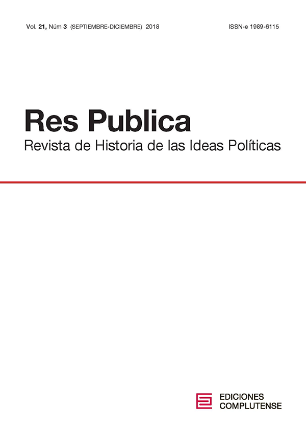 Cubierta Res Publica vol 21, núm 3 (2018)