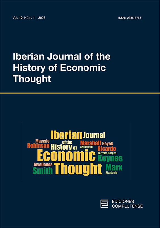 Cubierta Iberian Journal of the History of Economic Thought 10 (1) 2023
