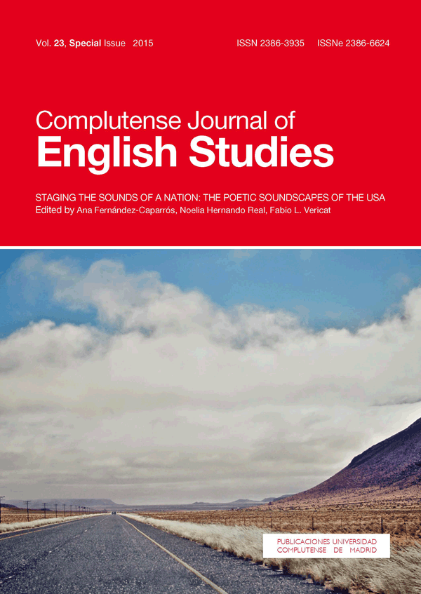 Cover Complutense Journal of Englis Studies 23 (2015) Special Issue