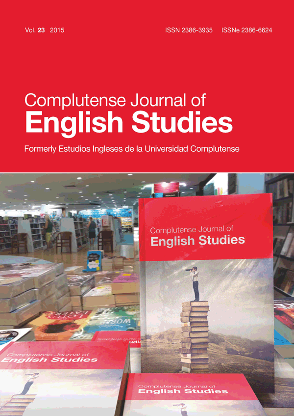 Cover Complutense Journal of Englis Studies 23 (2015)