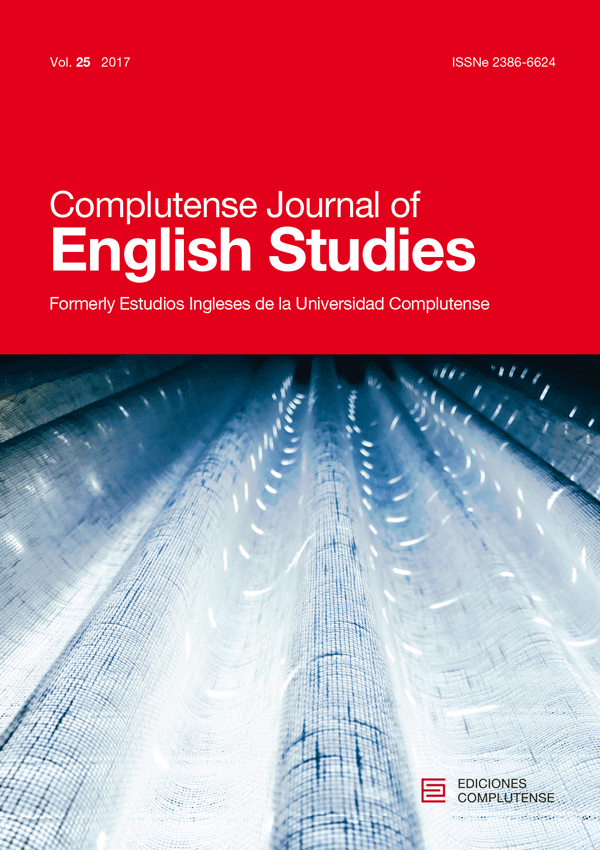 Cubierta de Complutense Journal of English Studies vol. 25 (2017)
