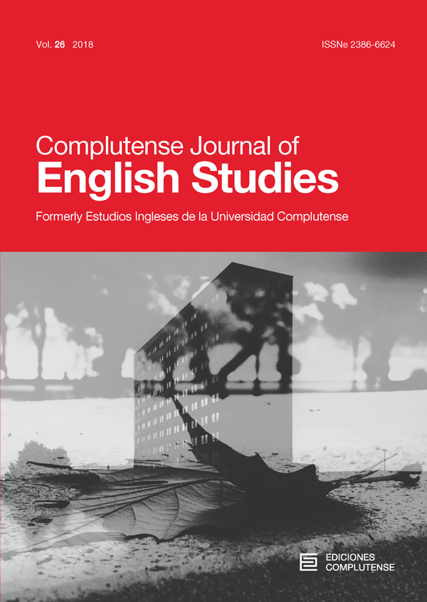 Cover of Complutense Journal of English Studies vol. 26 (2018)