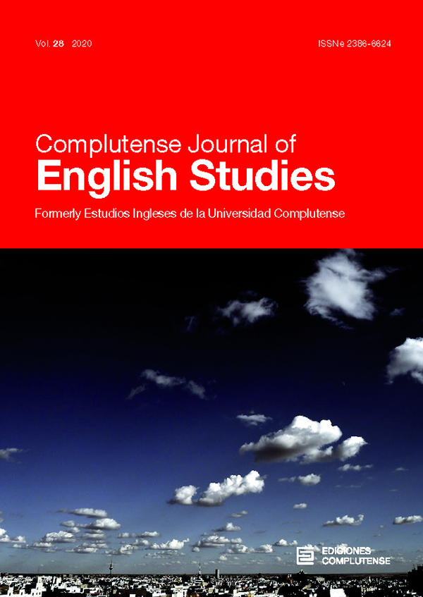 Cover Complutense Journal of English Studies Vol 28 (2020)