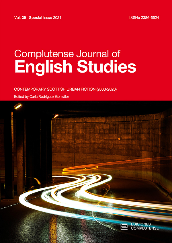 Cover Complutense Journal of English Studies 29, special issue
