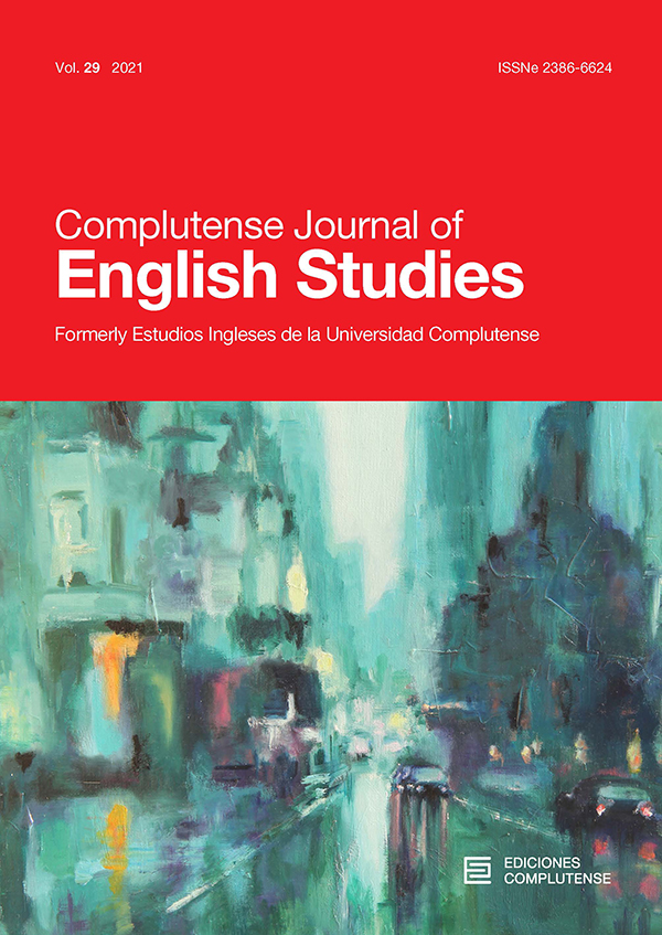 Cover Complutense Journal of English Studies 29 (2021)