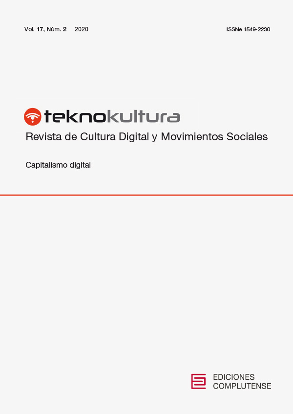 Teknokultura Vol. 17 Núm. 2 (2020): Capitalismo digital
