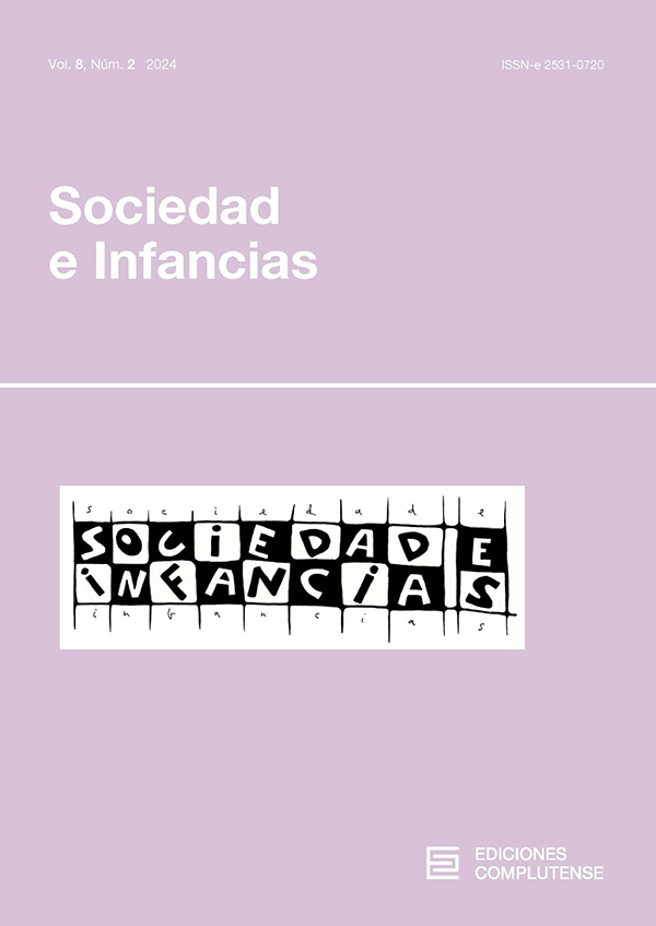 Cubierta Sociedad e Infancias 8 (2) 2024