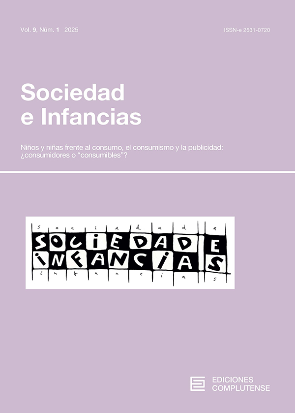 Cubierta Sociedad e Infancias 9 (1) 2025