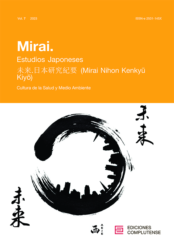 Cubierta Mirai. Estudios Japoneses 7 (2023)