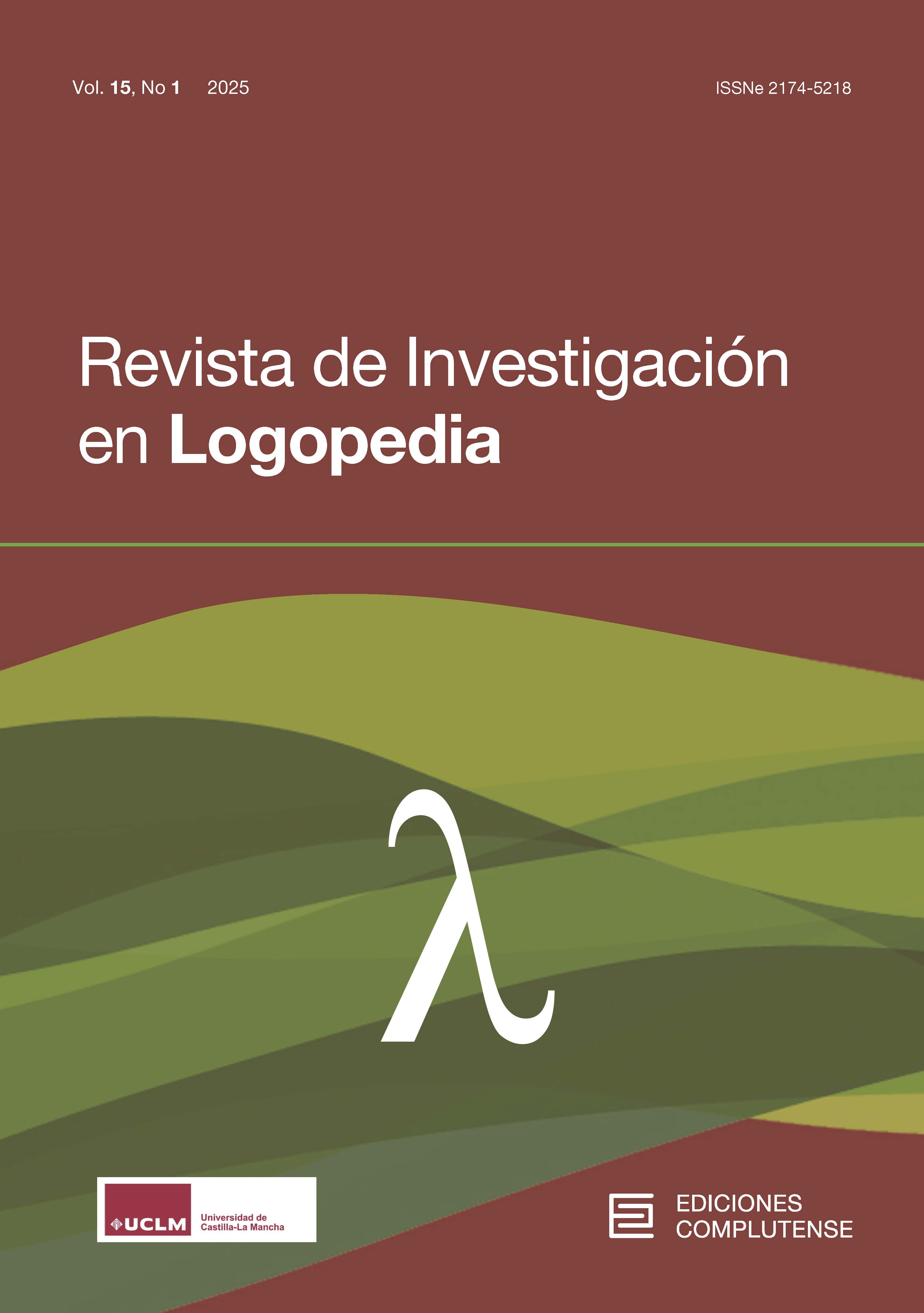 Cubierta Revista de Investigación en Logopedia 15(1) 2025