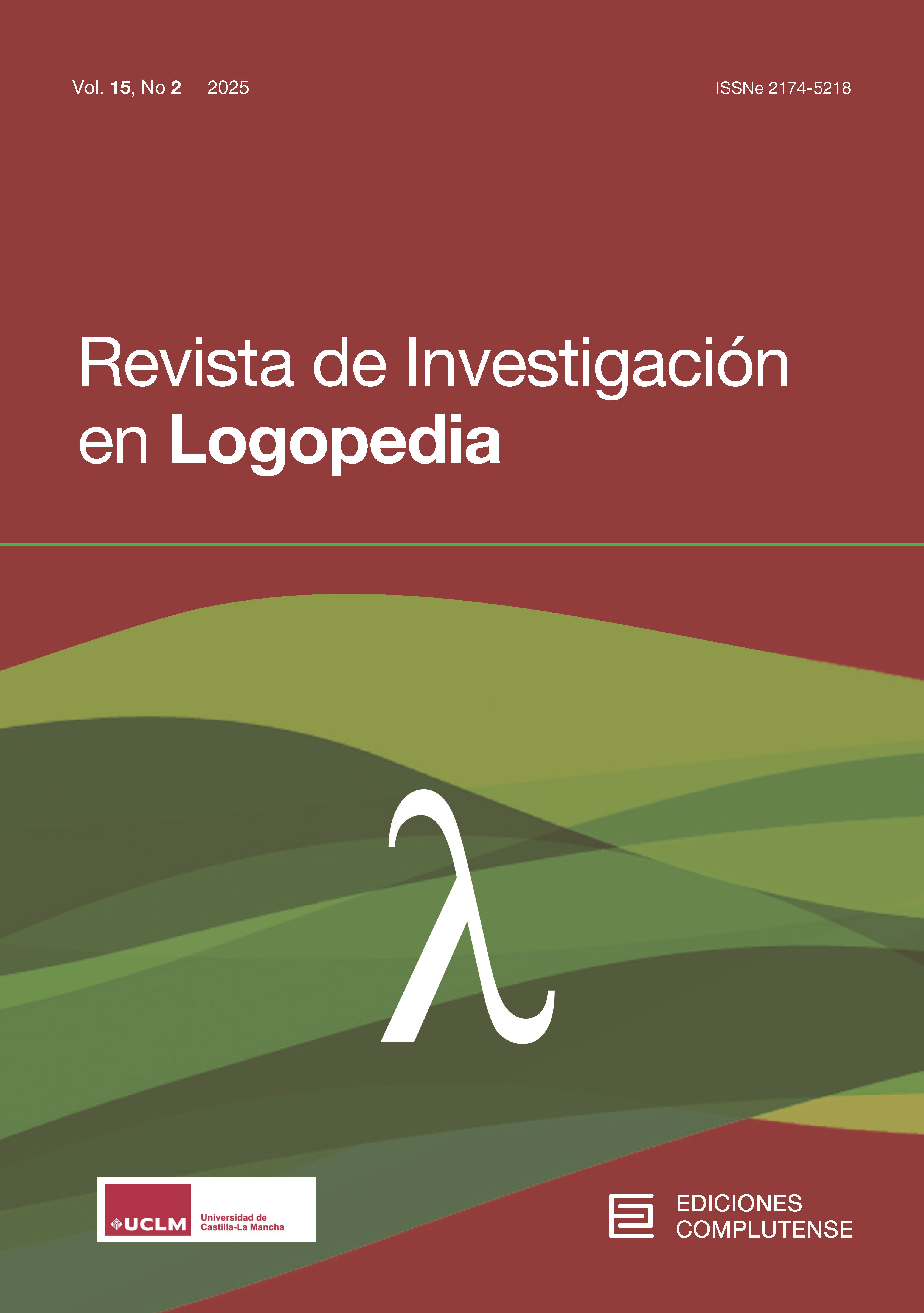 Cubierta Revista de Investigación en Logopedia 15(2) 2025