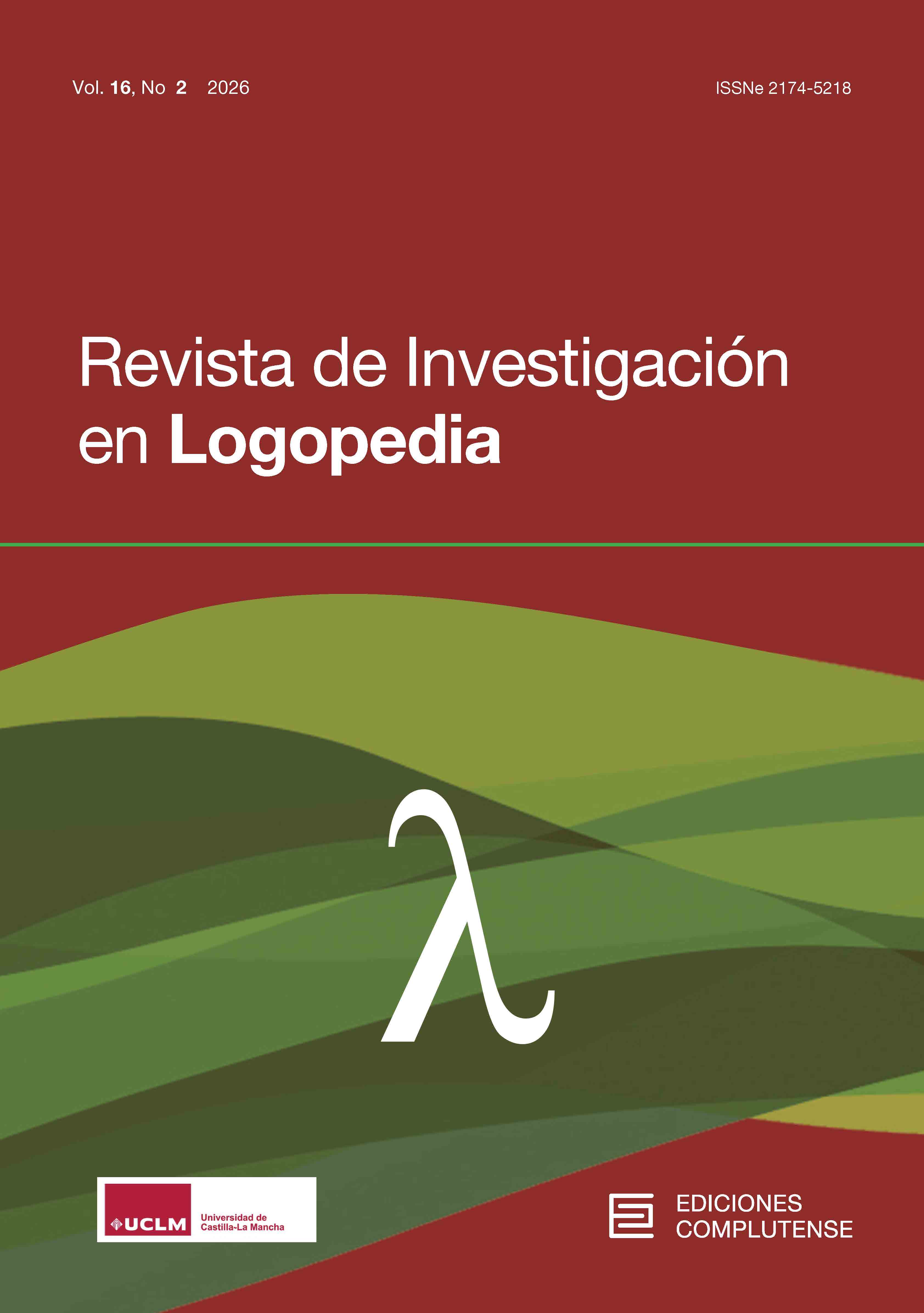 Cubierta Revista de Investigación en Logopedia 16(2) 2026
